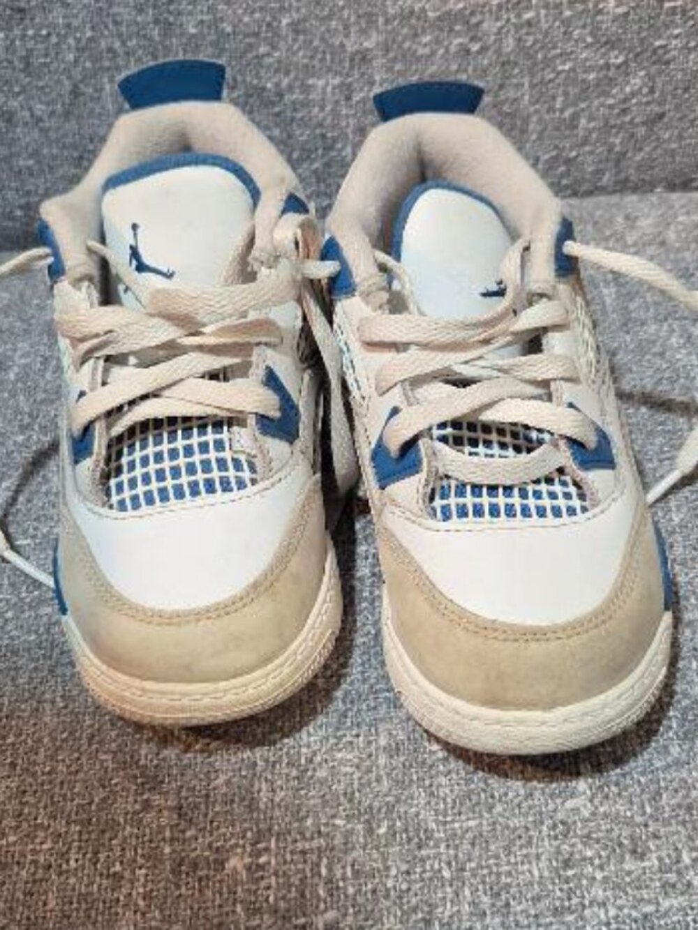 Nike Air Jordan 4 Retro "Military Blue" Toddler Sneakers